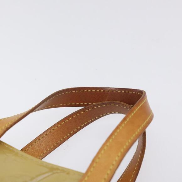 LOUIS VUITTON Monogram Vernis Reade PM Hand Bag Beige M91334 - Picture 8 of 12